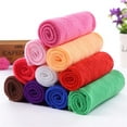 thumbnail image 3 of Yesfashion 10Pcs Microfiber Cleaning Cloths, All-Purpose Softer Highly Absorbent, Streak Free Wash Cloth for House, Kitchen, Car, 25x25cm, 3 of 7