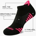 thumbnail image 2 of EALLCO Womens Athletic Ankle Socks Women Low Cut Cushioned Socks 7 Pairs, 2 of 6