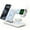 White, variant on 3-in-1 Fast Wireless Charging Station, Folding Charger Bracket for iPhone/Samsung/iWatch/AirPods, Universal Wireless Charger Stand, Portable Charging Dock for Multiple Devices