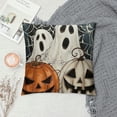 thumbnail image 2 of PHYHOO Halloween Pillow Cover Pumpkin Jack-O'-Lanterns Decoration Holiday Farmhouse Pillow Case Decor for Home Sofa Couch, 2 of 5