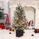 thumbnail image 5 of 3 - foot prelit mini christmas tree con 78 LED lights, great para indoor y outdoor christmas decorations, 5 of 8