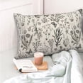 thumbnail image 5 of Spring Pillow Covers 12x20 Inch Set of 2,Black Gray Wild Flower Plant Throw Pillows Case,Seasonal Floral Outdoor Decorative Linen Farmhouse Decor Cushion Covers for Home Sofa Bed Couch, 5 of 6