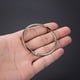 thumbnail image 3 of Anillos de libro, anillo de cortina, 40 piezas de anillos de carpeta de metal con bisagras para tarjetas, llavero, cortinas de anillo de carpeta de bricolaje Zefei Wu 9024735030201, 3 of 4