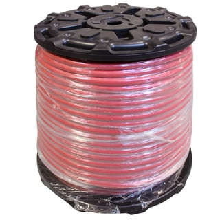 Red EPDM Synthetic Rubber Air & Water Hose 3/8 ID x 0.7 OD with 3/8 NPT Male Fitting Connections | Length: 6 ft