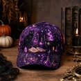 thumbnail image 6 of Halloween Print Baseball Cap Adjustable Snapback for Men Women Curved Brim Classic Casual Daily Hat, 6 of 6
