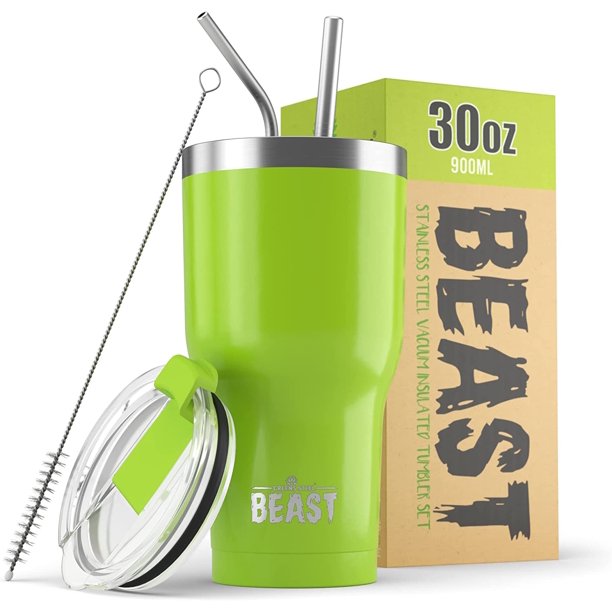 Tumbler Greens Steel Beast, acero inoxidable, 900 ml, aislante al vacío