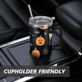 thumbnail image 7 of Halloween Pumpkin 40 oz Tumbler with Handle Rust Resistant Travel Mug Decorative Cafe Tumblers for Home Office Supplies Camping Outdoor, 7 of 7