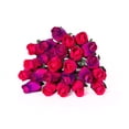 thumbnail image 1 of 24 Realistic Wooden Roses, Dark Pink and Purple, 1 of 3