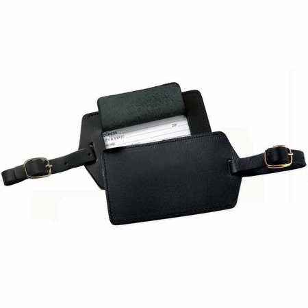 Leather Italian Genuine Luggage Set - Royce Leather Luggage Tag Travel ID with Privacy Flap in Genuine Leather