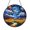 Acrylic 3.5 Inch, variant on Decorative Starry Night Stained Glass Window Hanging with Expressive Sky Design and Light Effect