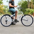 thumbnail image 5 of 26-Inch Comfort-Focused Beach Cruiser Bike for Women/Men/Seniors - 7-Speed Steel Frame City Commuter Hybrid with Stable Handling & Easy Assembly, 5 of 6