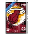 thumbnail image 3 of NBA Miami Heat - Maximalist Logo 23 Wall Poster, 22.375" x 34" Framed, 3 of 5