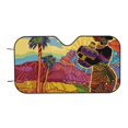 thumbnail image 7 of Balery Beautiful African Woman Windshield Sun Shade, Car Front Window Sunshade Cover ,Automotive Interior Portected Blocks Uv Rays For Car Pickup Truck Suv Accessories- Small, 7 of 7