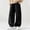 01 Black, variant on Boys Black Soft Wide Leg Pants Elastic Waist Comfortable Casual Trousers For School and Play,Size 5-16