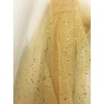 thumbnail image 2 of 60 Inch wide Glitter Mesh Sequins Tulle Fabric by Yard Craft Decoration Wedding", (Color: Light Gold - Yards: 25 yards), 2 of 3
