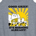 thumbnail image 3 of Peanuts - Its Morning Already - Women's Racerback Tank Top, 3 of 6