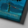 thumbnail image 5 of Unlimited Art Project - Abstract Mid Century Modern Canvas Wall Art Blue Red Emotion Framed Print, 5 of 6