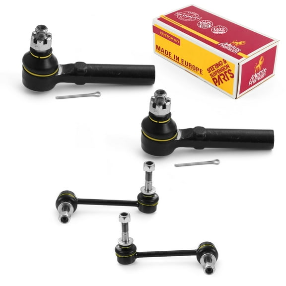 Metrix Premium Chassis Parts - 4 PC Outer Tie Rod End & Front Sway Bar Stabilizer End Link Kit Fits 07-09 Toyota FJ Cruiser, 03-09 Lexus GX470, Toyota 4Runner, ES80378 K90677 K90683