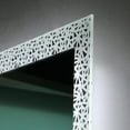 thumbnail image 6 of LED Lighted 40x24 Wall Mounted Frameless Mosaic Edged Rectangle Bathroom Vanity Mirror, 6 of 6