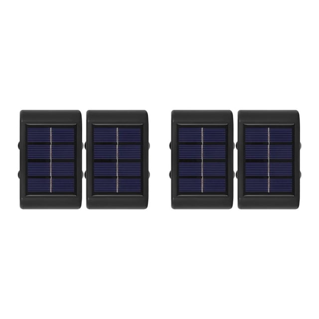 Matsuzay 2 uds ABS luz de pared Solar portátil decorativa impermeable a prueba de lluvia a prueba de sol recargable lámpara de exterior Type2 NO2