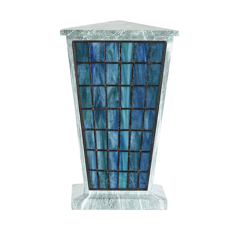 OneWorld Memorials Stained Glass Memorial Urn For Adults