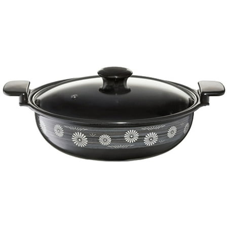 

Takagi Kinzoku HA-D24 Two-Handed Pot Tabletop Pot Enameled IH Compatible 24cm Aji Pot Azuchi