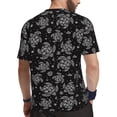 thumbnail image 2 of Wukai Turtle Print Men's Short-Sleeved Mesh T-Shirt,Quick-Dry Short Sleeve Workout T-Shirt-5X-Large, 2 of 8