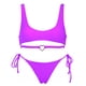 thumbnail image 3 of WILLBEST Traje de Baño Natacion Mujer Traje de Baño de Moda para Mujer Traje de Baño Dividido Color Sólido Cuidado Traje de Baño con Cinta, 3 of 4