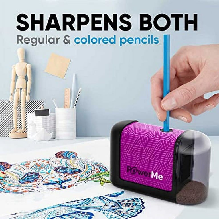 Electric Pencil Sharpener For Artists Kids Adults Colored Pencils School  Supplies