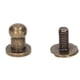 thumbnail image 5 of Remaches De Cabeza Redonda Con Tornillos Chicago, 200 Juegos De Remaches De Cabeza Redonda De Apariencia Brillante De 8x6 Mm De Alta Durabilidad Para Bolso De Mano Para Ropa Cergrey Bronce, 5 of 8