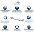 thumbnail image 6 of Transolid MTB18-BS Maddox 19.9-inch Towel Bar, Brushed Stainless, 6 of 7