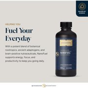 Quicksilver Scientific NanoFuel - Energy Support - Nootropic Formula Designed to Support Focus + Productivity (3.38oz / 100ml)