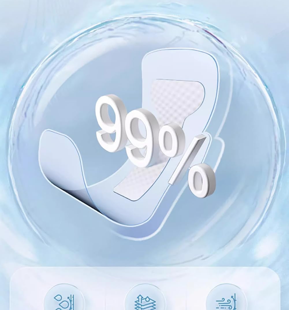 20Pcs Waterproof Swimming Pads for Women PU Clear Hygienic Pantiliners for Women - Portable Hygienic Feminine Care Liners for Women, Perfect for Swimming and Daily Use
