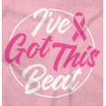 thumbnail image 2 of Breast Cancer I've Got This Beat Womens Slim Fit Graphic Tee Brisco Brands S, 2 of 5
