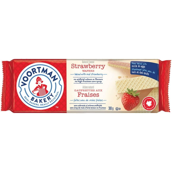 Gaufrettes aux fraises de VOORTMAN BAKERY 300 g