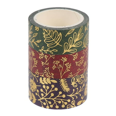 3 Rolls Decorative Tapes Diy Adhesive Tapes Scrapbook Tapes Diy