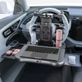 thumbnail image 2 of Steering Wheel Desk Car Food Eating Tray Table,Car Laptop Desk with Phone/Tablet/Cup Holder for SUVs,Trucks & Vans, 2 of 7