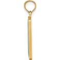 thumbnail image 2 of 14K Yellow Gold Exit 0 / Cape May With Green Enamel Charm (19.8 X 10.9) Made In United States k7059, 2 of 5