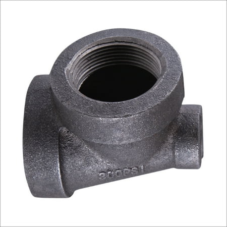 Supply Giant 2 x 3/4 x 2 BLack Pipe Fitting Reducing Tee Cast Iron