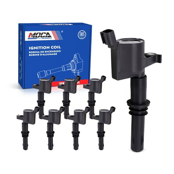 MOCA AUTOPARTS 8x Ignition Coils Fit for 2008-2005 Ford Expedition 5.4L & 2008-2005 Ford Mustang V8 4.6L & 2008-2006 Lincoln Mark LT V8 5.4L