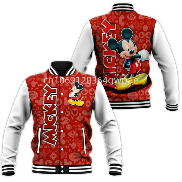 Mickey mouse baseball clearance jacket