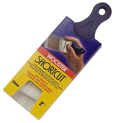 Wooster Brush Q3211-2 Shortcut Angle Sash Paintbrush, 2-Inch, White 1 2 Inch