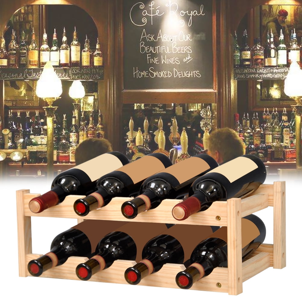 Solid Wood Household Wine Rack Creative Wine Rack Wooden Wine Bottle
