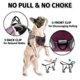 thumbnail image 3 of PETORO Adjustable Reflective Harness, 5mm Soft Padded No-Pull No-Choke Vest, Red, L, 3 of 6