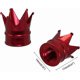 thumbnail image 2 of 4Pcs Tire Valve Stem Caps Crown Universal Car Tire Valve Caps Aluminum Alloy Dustproof Car Wheel Cap for Cars Bikes Trucks Motorcycles (Red), 2 of 4