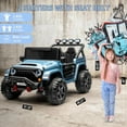 thumbnail image 4 of EastVita 24V 2 Seater Ride on Car, Electric Ride on Toys Remote Control, Light Blue, 4 of 8