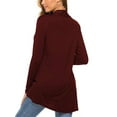 thumbnail image 4 of Cardigans for Women Loose Casual Long Sleeved Open Front Breathable Cardigans with Pockets, 4 of 5