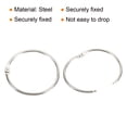 thumbnail image 4 of Unique Bargains 2.6' Office Book Rings, Silver, 12 Pack, 4 of 5