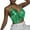 Green, variant on Tank Tops for Women Camisole Chain Clothes Beading Tassel Sleeveless Backless Crop Club Undershirt,Silver,L