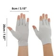 thumbnail image 4 of Unique Bargains 1 Pair Anti-slip Solid Color Manicure Gloves Gray, 4 of 6